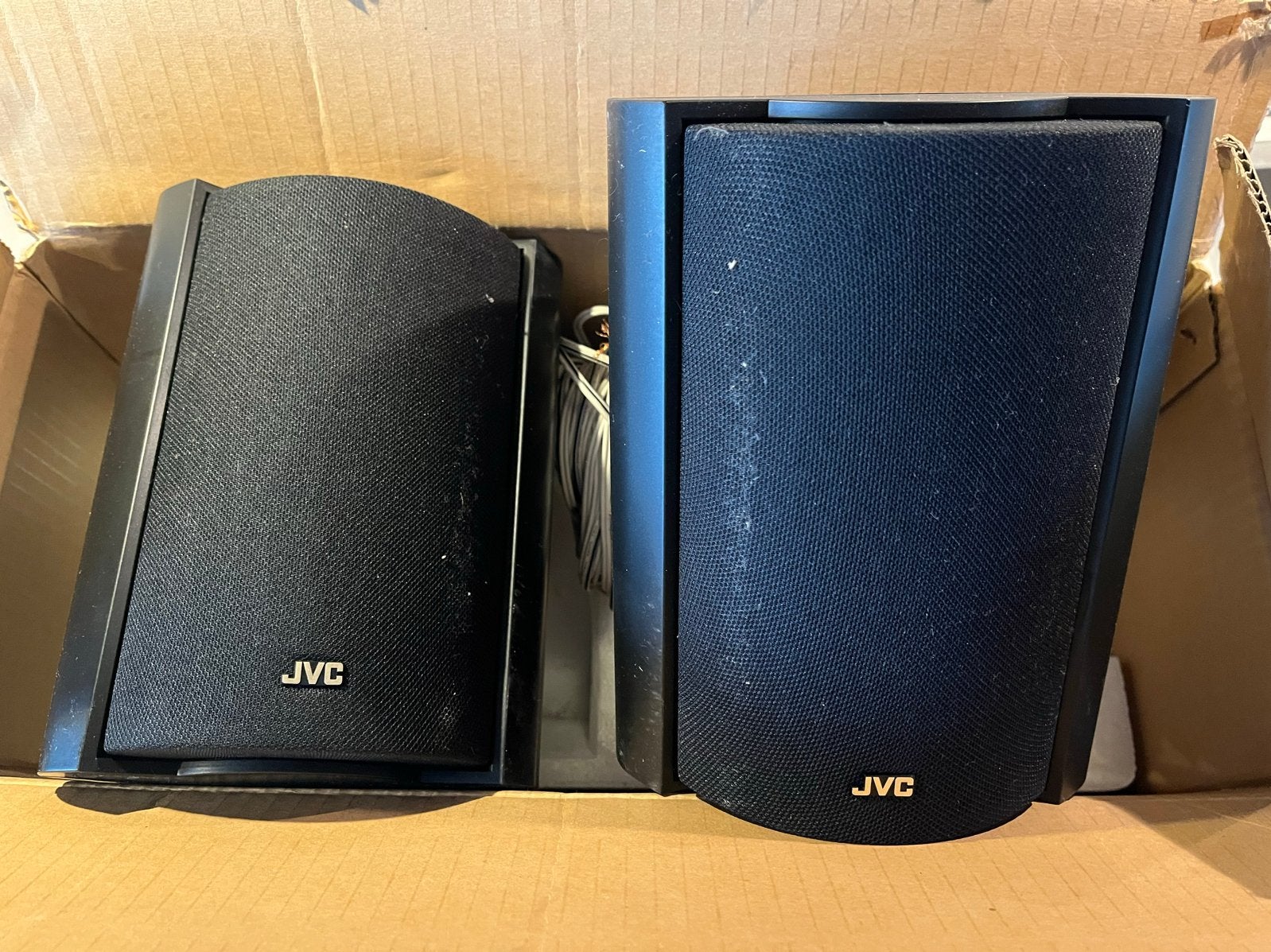 JVC SP-XS55 Surround Speakers - Compacte set, Ophalen of Verzenden, Gebruikt