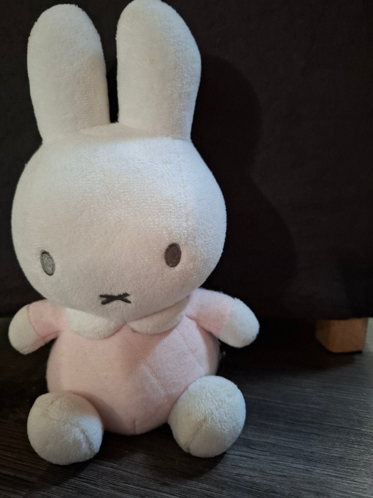 Nijntje knuffel roze met wit kraagje, Kinderen en Baby's, Overige merken, Konijn, Nijntje, Ophalen of Verzenden