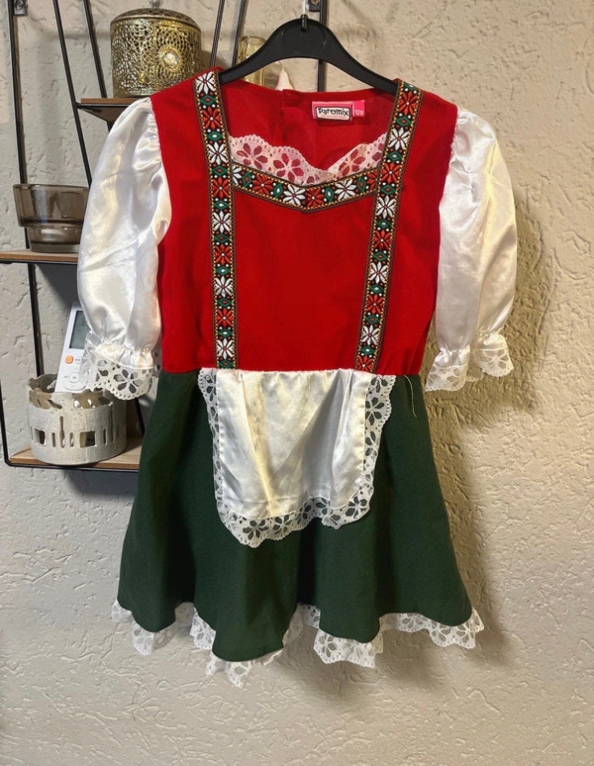 Dirndl jurk maat 128, Ophalen of Verzenden, Zo goed als nieuw, Meisje, Jurk of Rok