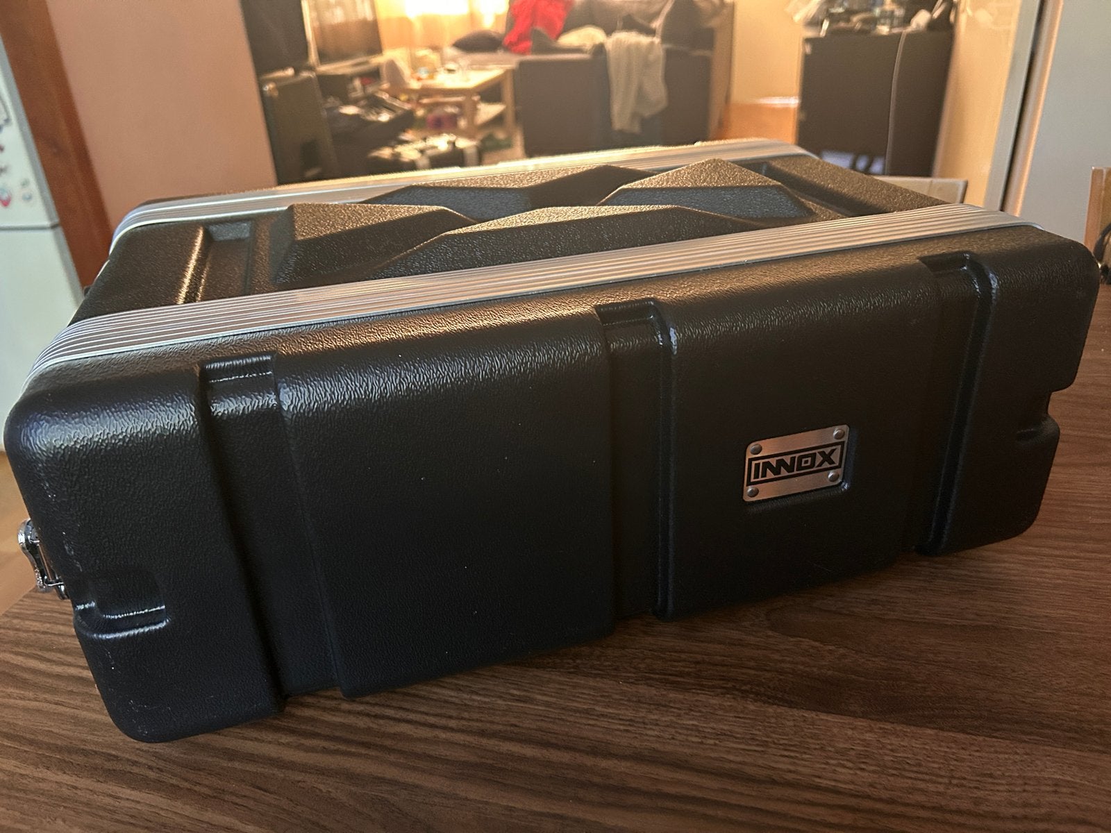 3HE 19” rack case shallow - Zo goed als nieuw, Ophalen of Verzenden, Zo goed als nieuw, Speaker of Versterker, Flightcase