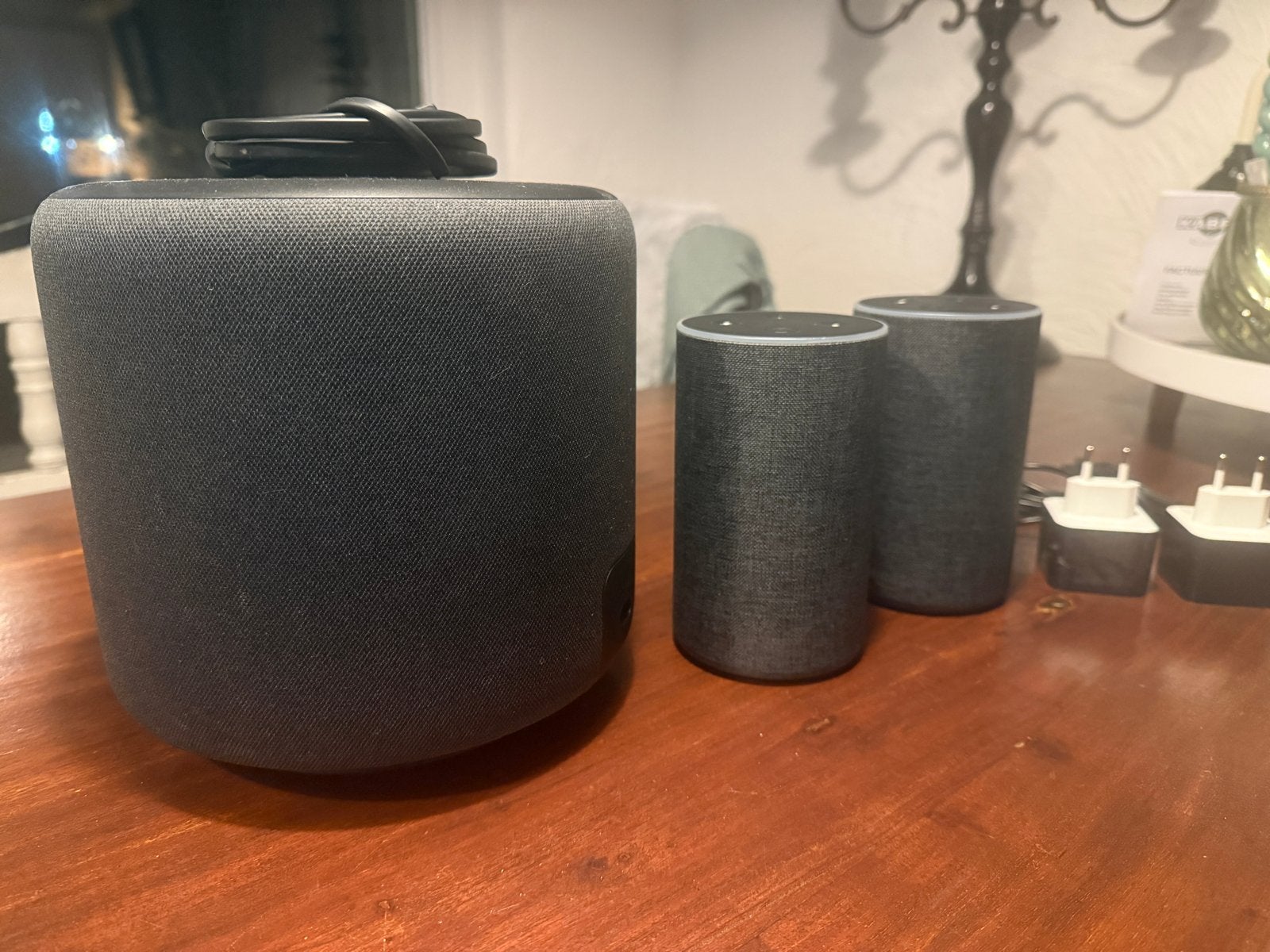 Amazon Echo Sub en Echo's met diverse covers, Ophalen of Verzenden, Gebruikt