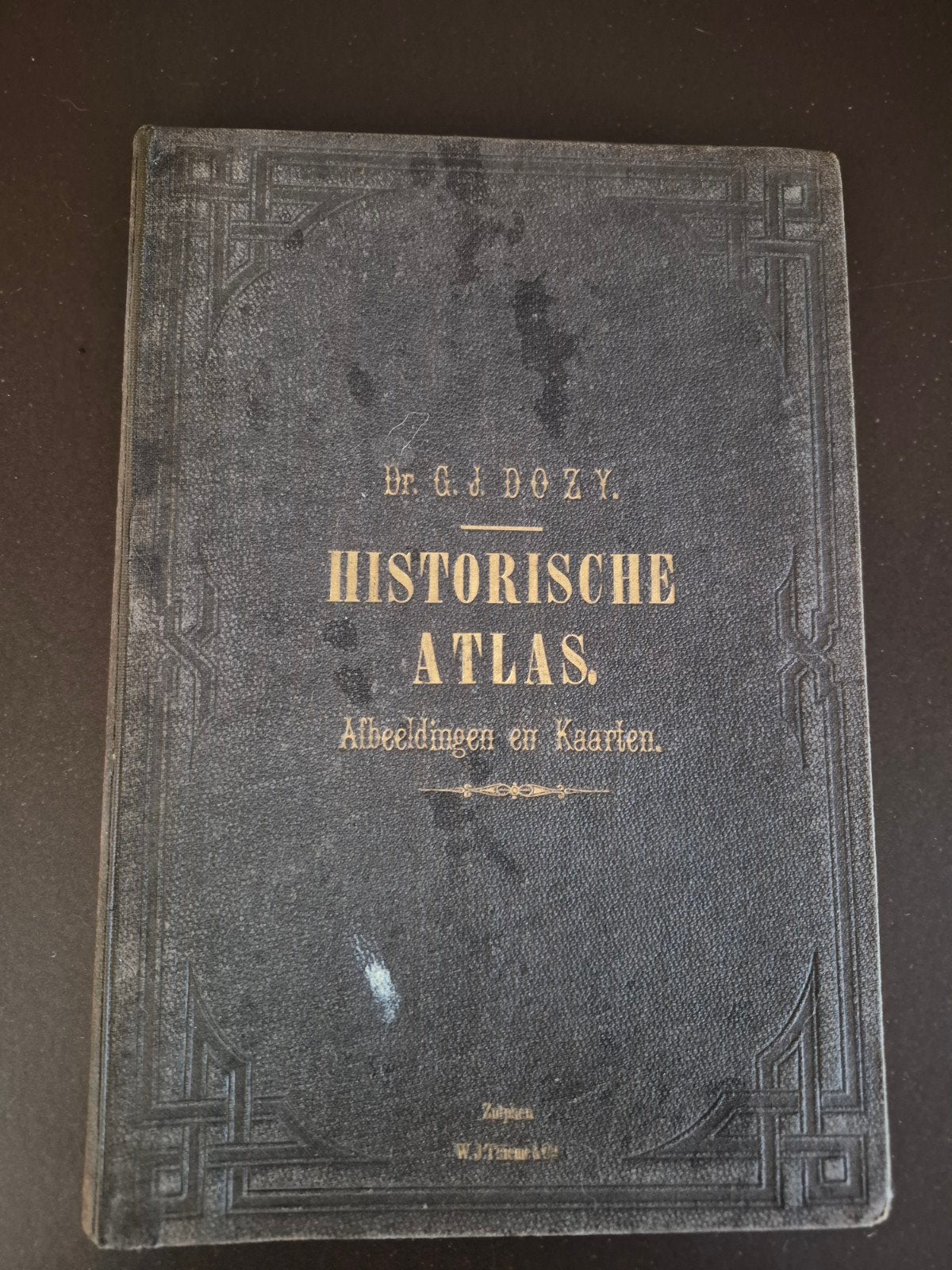 Historische atlas van dr. G. J. Dozy, Antiek en Kunst, Ophalen of Verzenden