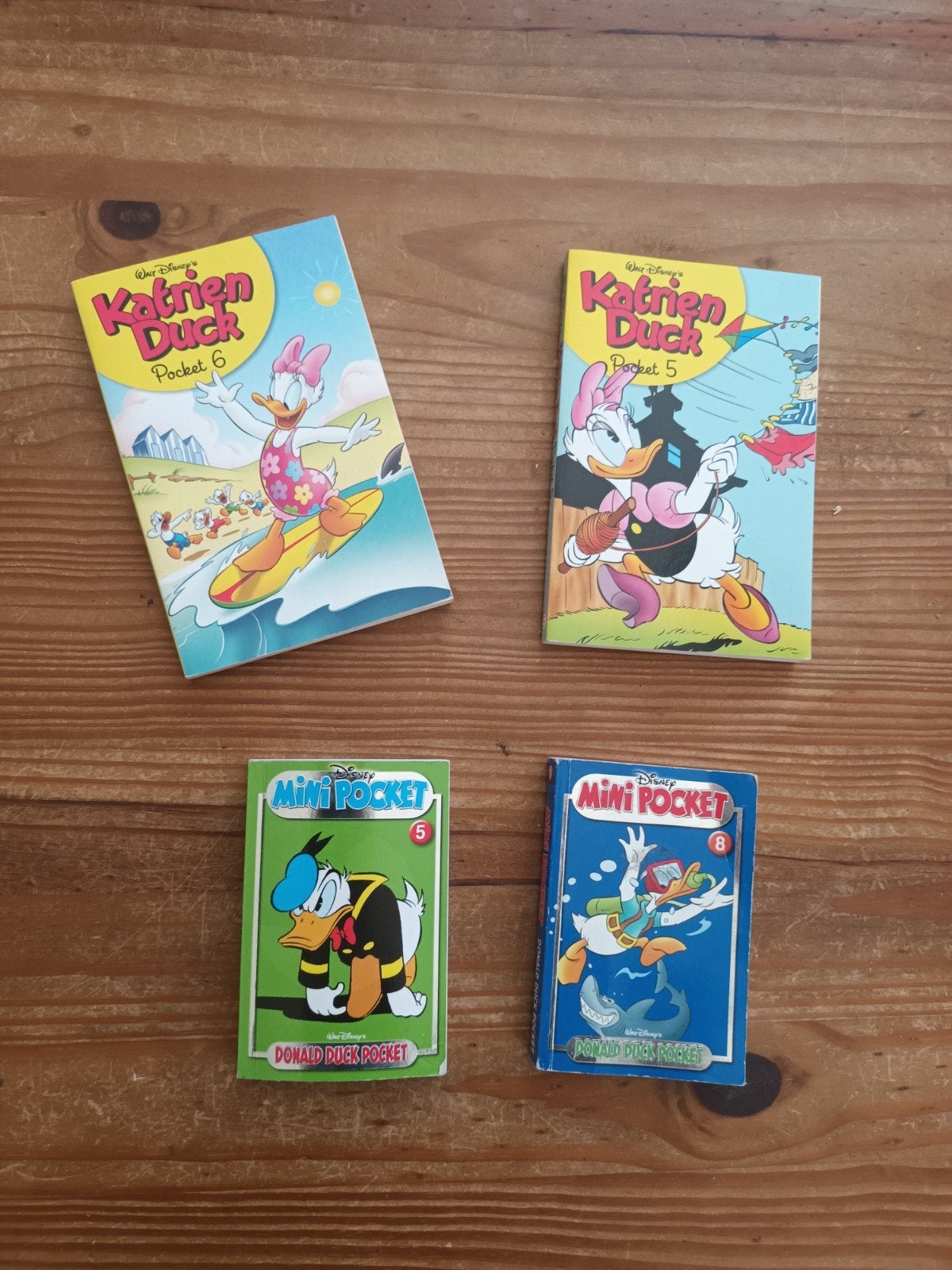 Katrien Duck Pocket en Donald Duck Mini Pocket, Ophalen of Verzenden