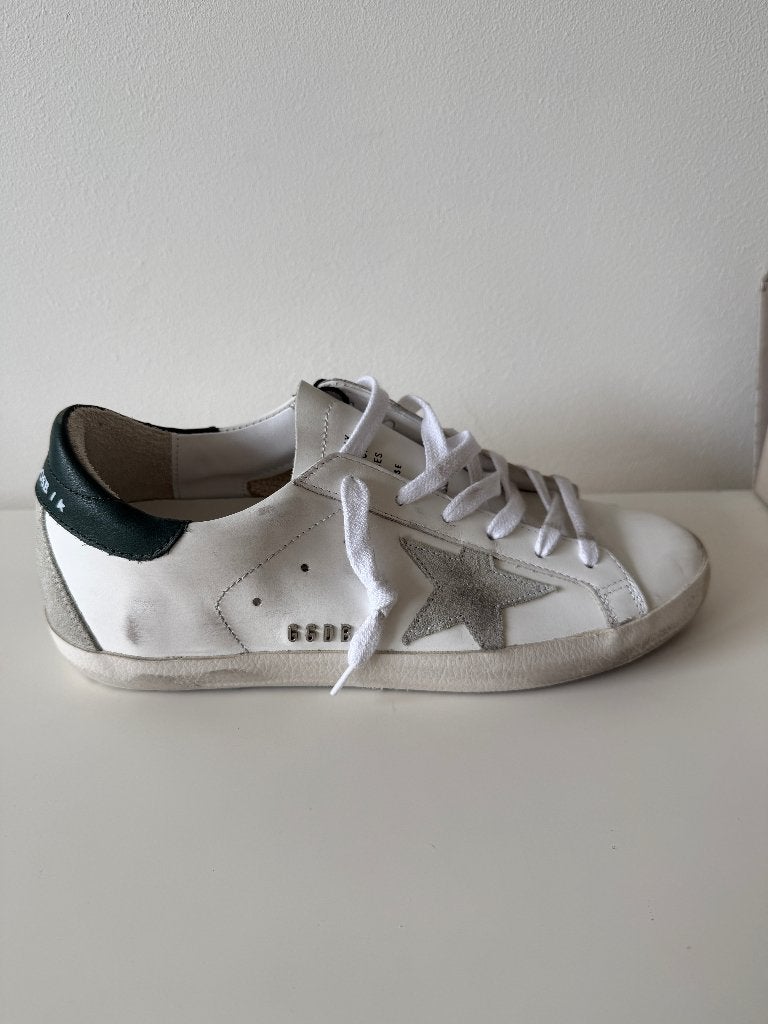 Golden Goose Super-Star sneakers wit/groen, Kleding | Dames, Schoenen, Nieuw, Sneakers of Gympen, Wit, Ophalen of Verzenden