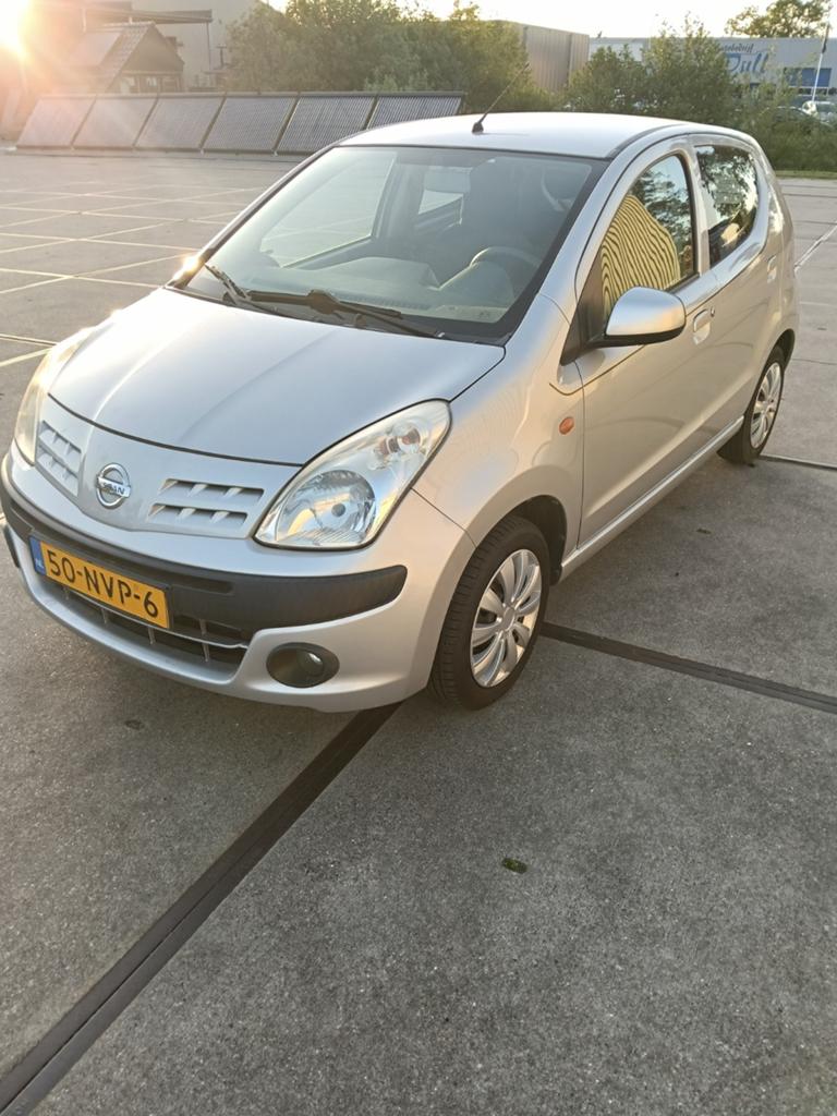Nissan Pixo 1.0 50KW 5D 2011 Grijs, Auto's, Nissan, Bedrijf, Pixo, ABS, Airbags, Airconditioning, Centrale vergrendeling, Elektrische ramen
