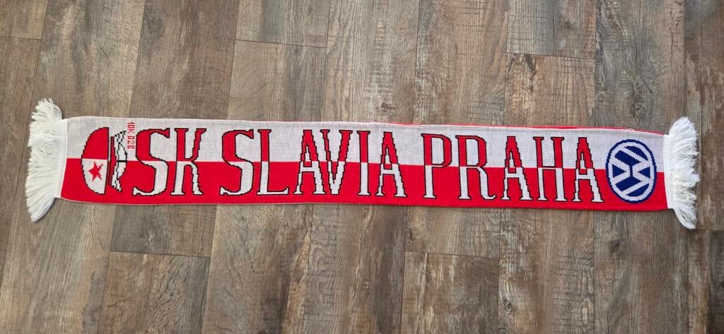 Sjaal Slavia Praag, Verzamelen, Ophalen of Verzenden, Zo goed als nieuw, Buitenlandse clubs, Vaantje of Sjaal