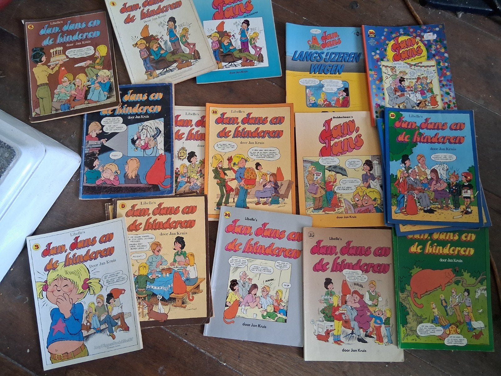 collectie Jan, Jans en de Kinderen stripboeken (15 stuk, Boeken, Stripboeken, Meerdere stripboeken, Ophalen of Verzenden, Gelezen