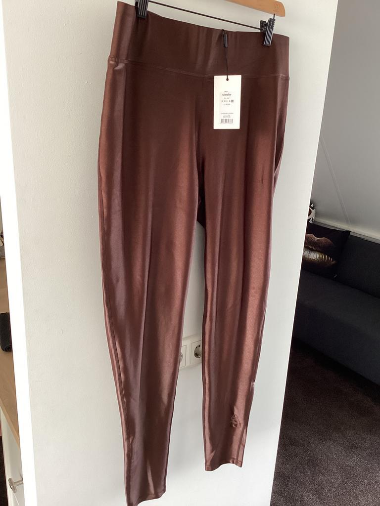 Shoeby bruine glanzende legging xxl nieuw, Bruin, Maat 46/48 (XL) of groter, Nieuw, Ophalen of Verzenden