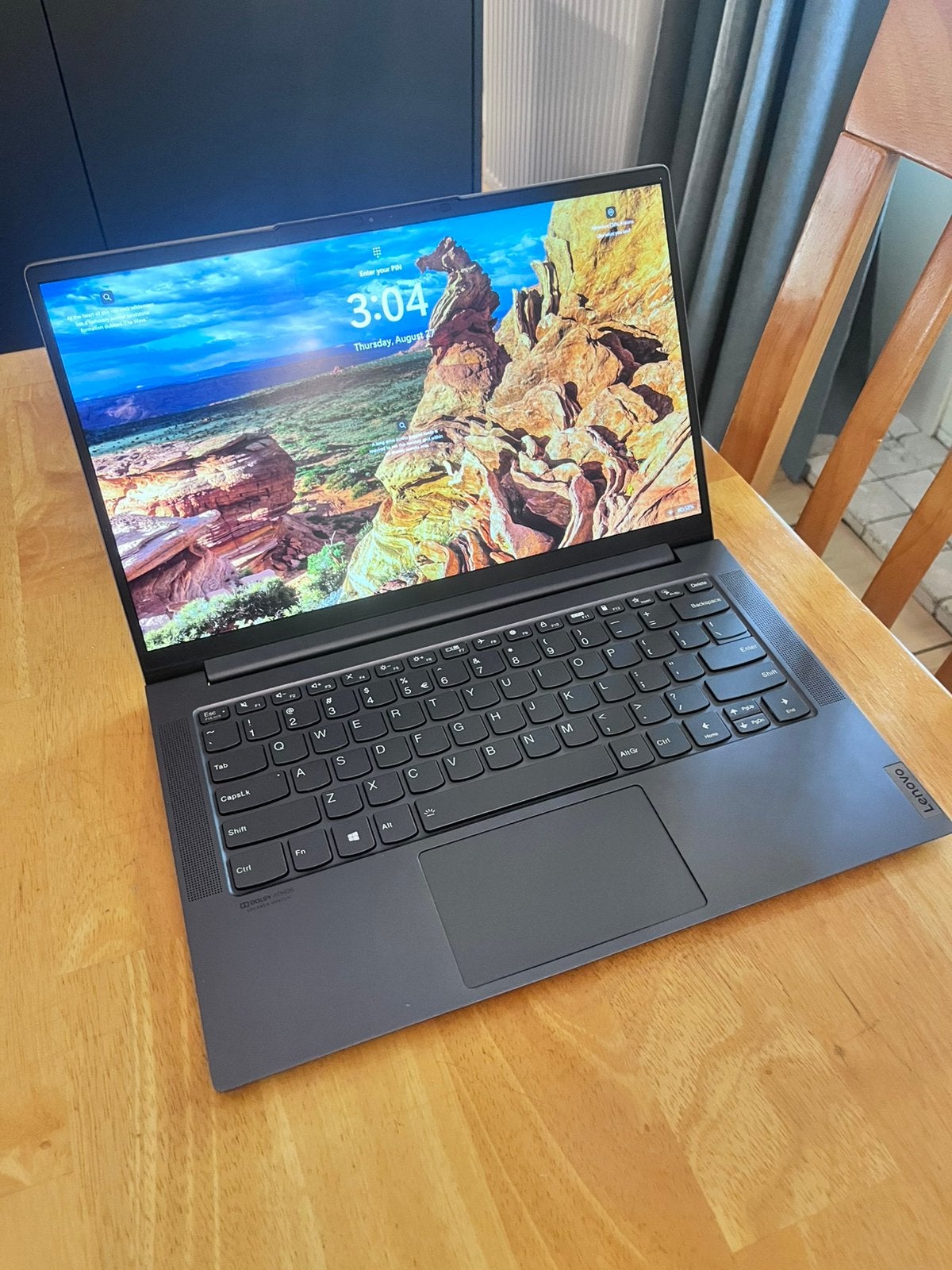 Lenovo Yoga Slim 7 (2020) - 14 Inch -  Gray, Computers en Software, Windows Laptops, 2 tot 3 Ghz, Qwerty, 14 inch, Ophalen of Verzenden