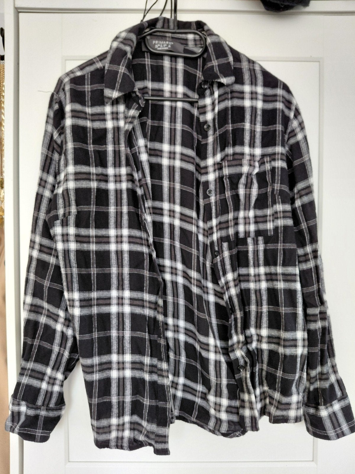 Zwart witte blouse, Kleding | Dames, Blouses en Tunieken, Primark, Zwart, Ophalen of Verzenden, Zo goed als nieuw