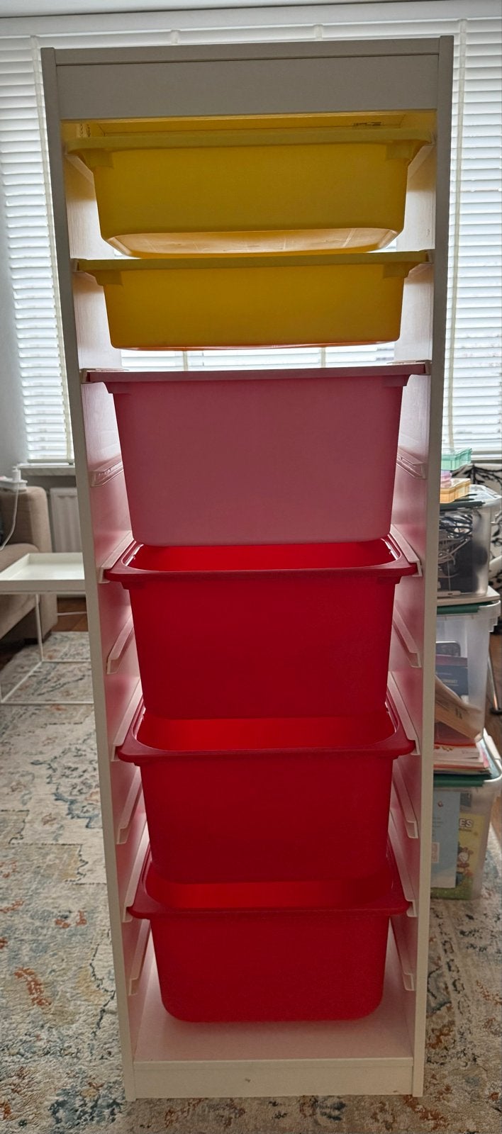 IKEA Trofast opbergkast met bakken, Kinderen en Baby's, Ophalen, Gebruikt, 105 cm of meer, Minder dan 50 cm