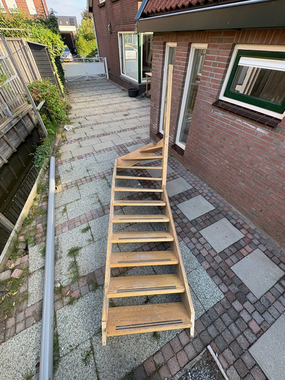 Eiken houten trap, Doe-het-zelf en Verbouw, Ophalen, Zo goed als nieuw, 2 tot 4 meter