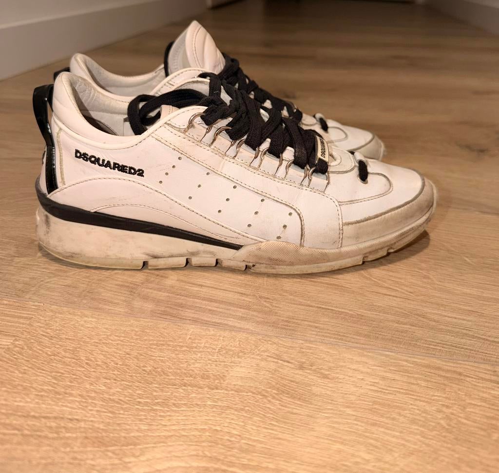 Witte Dsquared2 sneakers, Ophalen, Wit, Sneakers of Gympen, Gedragen