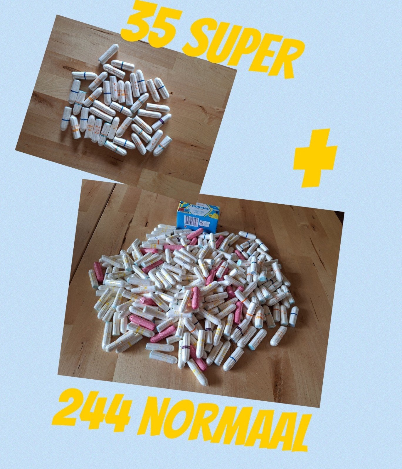 279 nieuwe, ongebruikte tampons super en normaal., Ophalen of Verzenden, Nieuw