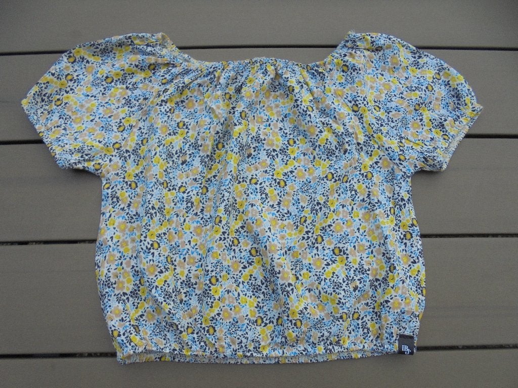 Geel bont shirtje INDIAN BLUE JEANS, Kinderen en Baby's, Kinderkleding | Maat 128, Gebruikt, Meisje, Ophalen of Verzenden, Shirt of Longsleeve
