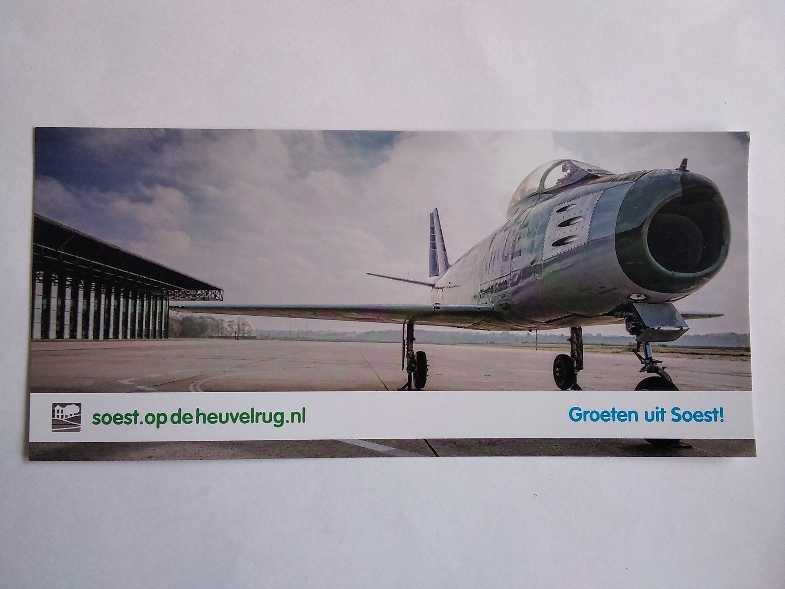 Ansichtkaart F-86K Sabre Nat. Militair Museum, Verzenden, 1980 tot heden, Overige thema's