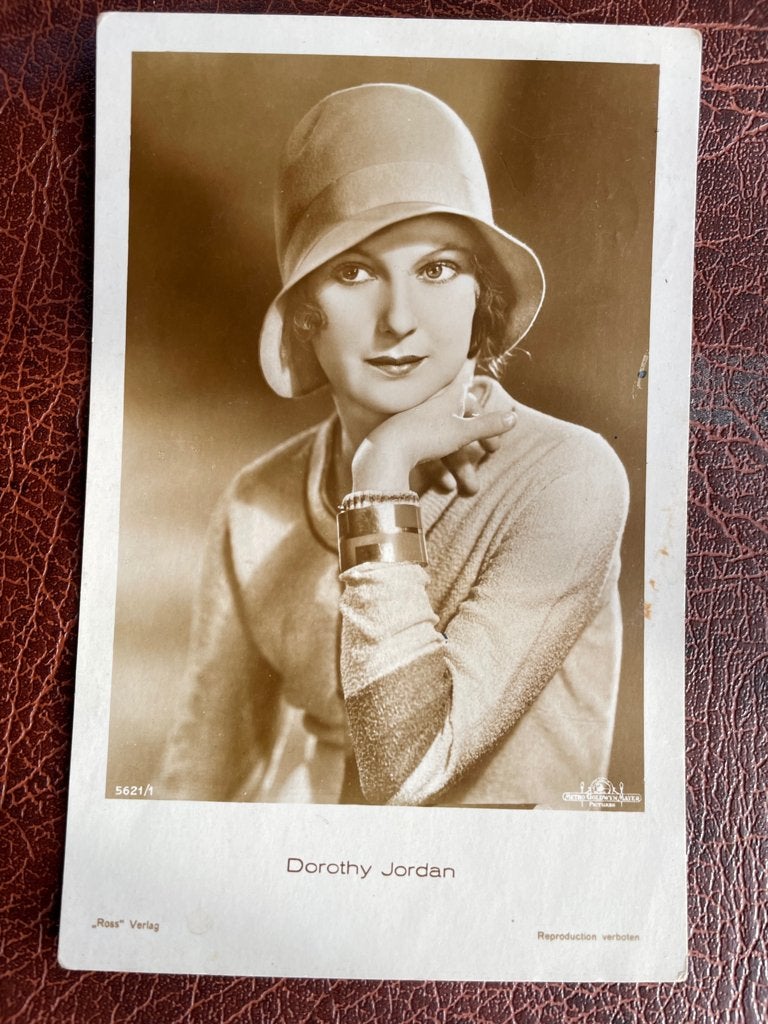 ansichtkaart / kaart van Dorothy Jordan., Verzenden, 1920 tot 1940, Sterren en Beroemdheden