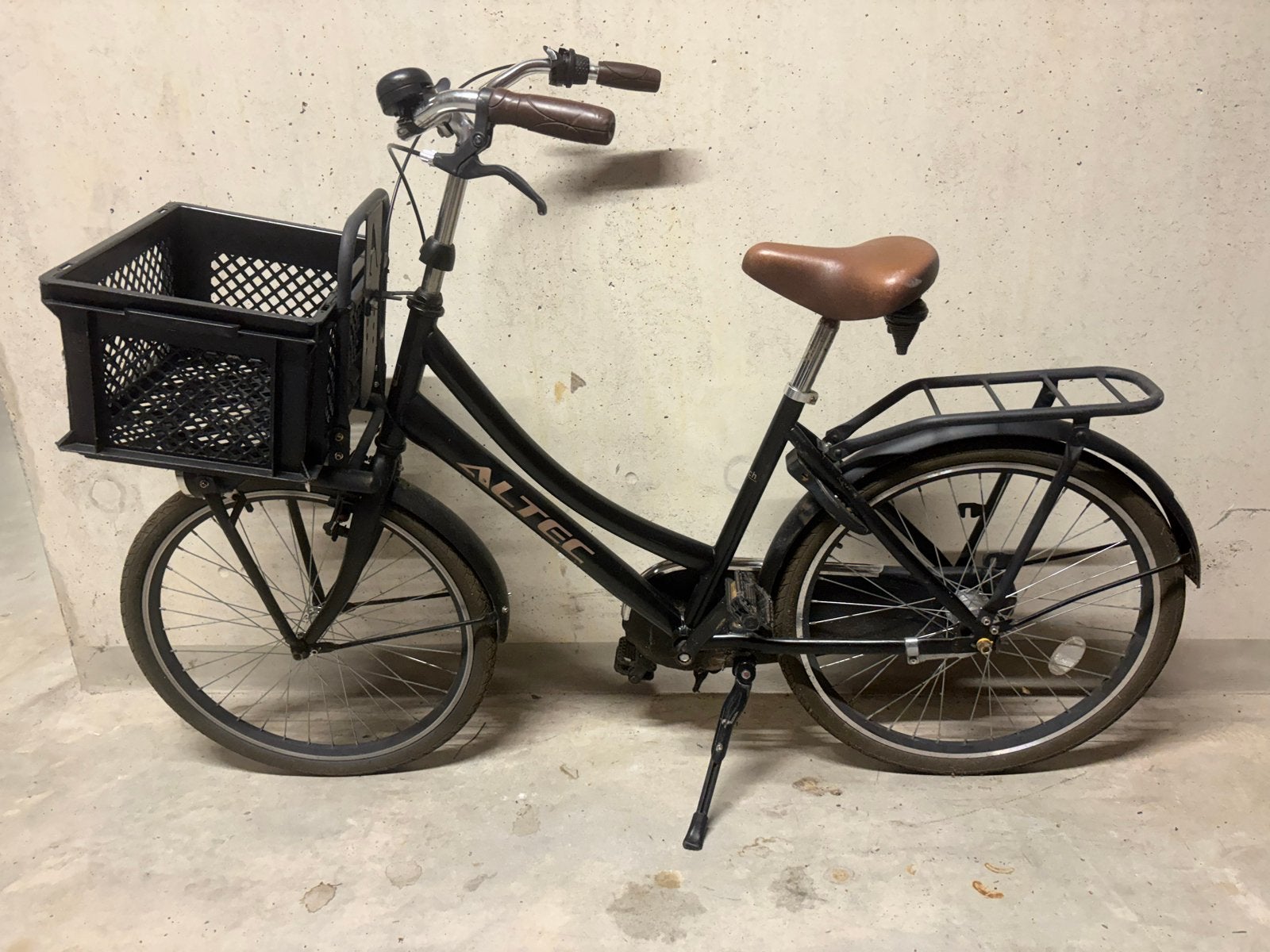 Altec fiets 24 inch met krat, Ophalen of Verzenden, Gebruikt, Overige merken