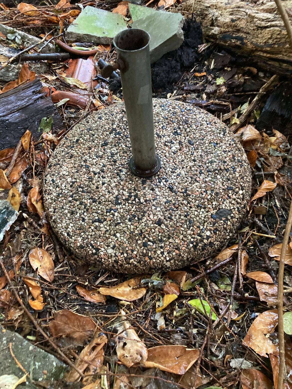 Parasolvoet (beton/grind), Tuin en Terras, Ophalen, Gebruikt, Minder dan 1 meter, Parasolvoet