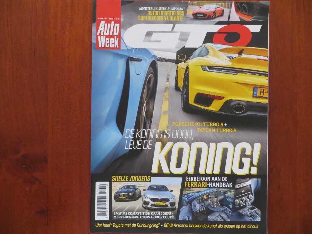 GTO 3 2020 Porsche 911 Turbo S, Taycan Turbo S, BMW M8 Compe, Ophalen of Verzenden, Nieuw, Porsche