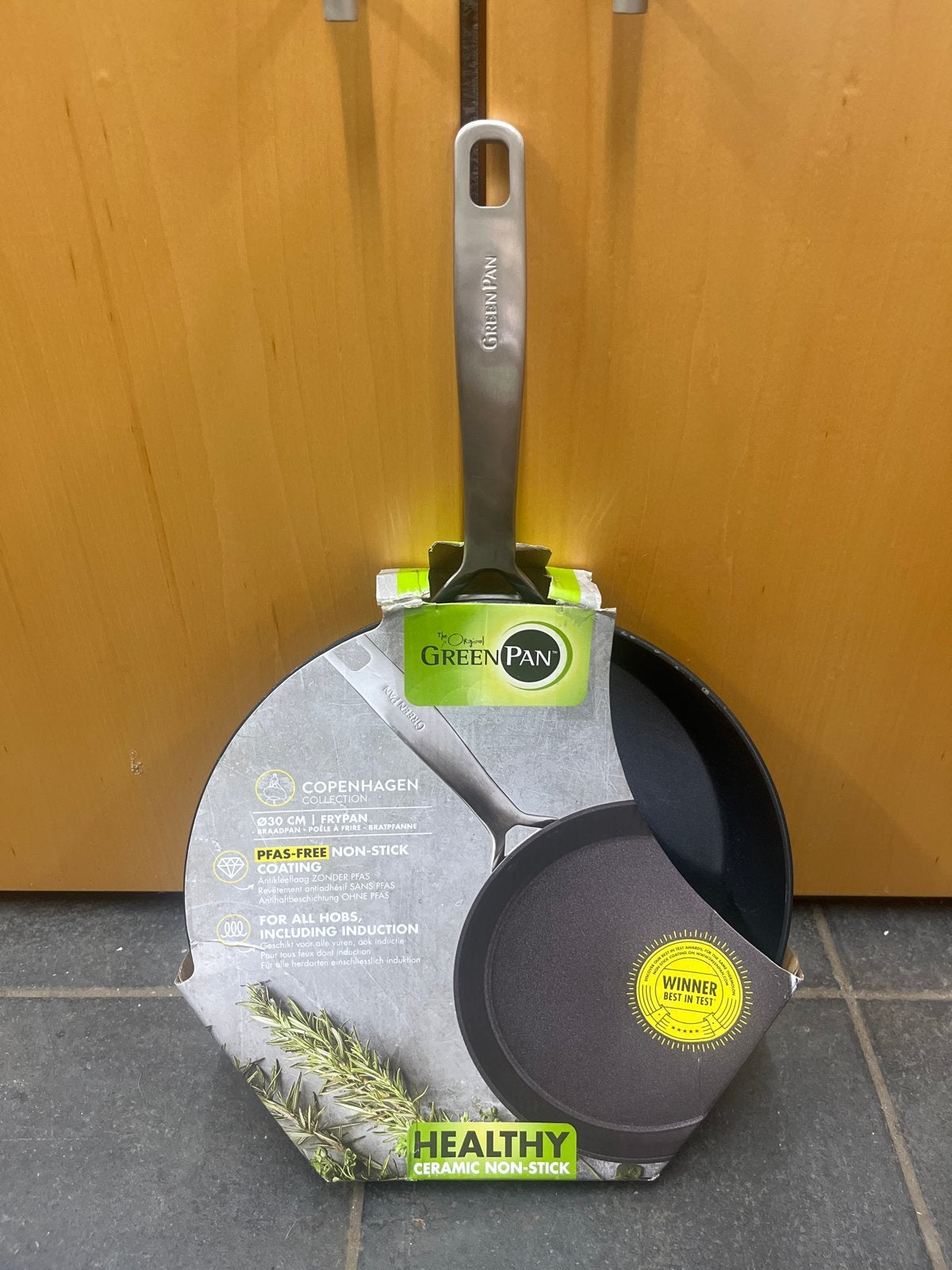 Nieuwe GreenPan Copenhagen Koekenpan Ø30 cm - PFAS-vrij, Koekenpan, Antiaanbaklaag, Onbekend, Nieuw