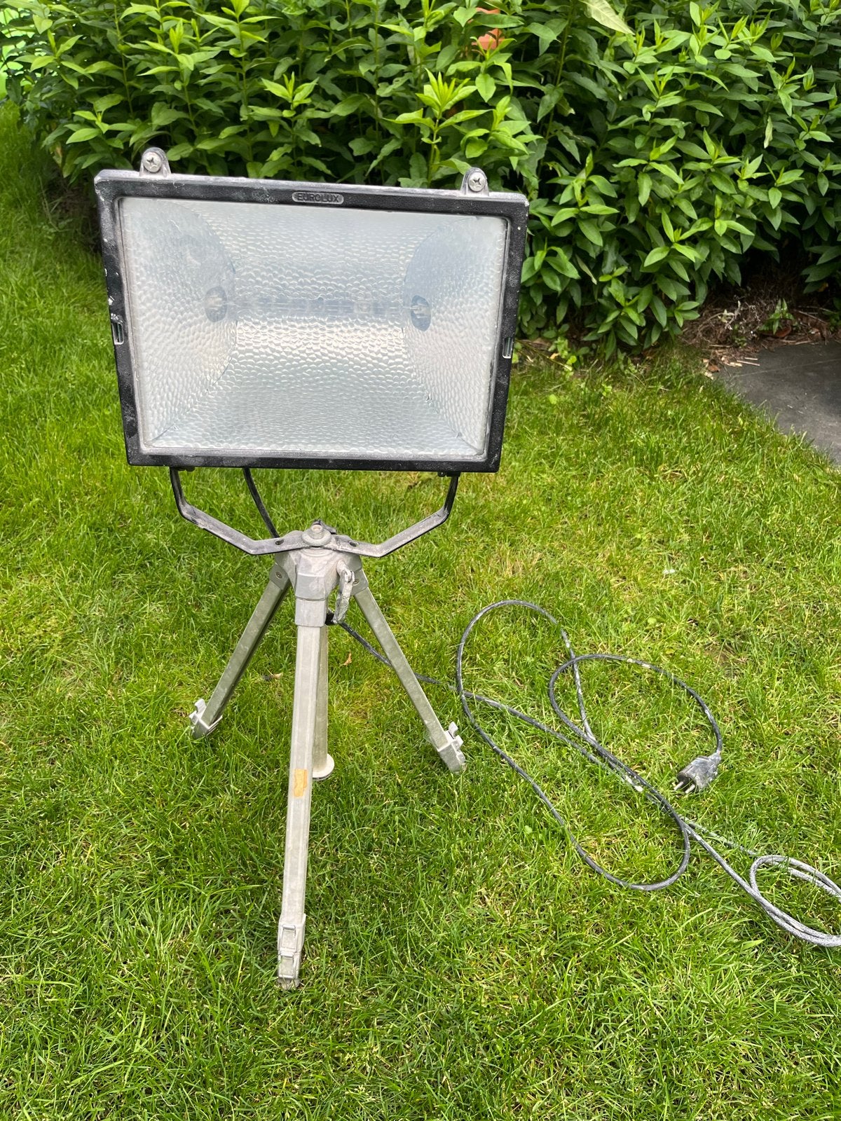 Bouwlamp 1000W - Krachtige Verlichting voor Werkplaats, Ophalen, Gebruikt, Met statief, Lamp met armatuur