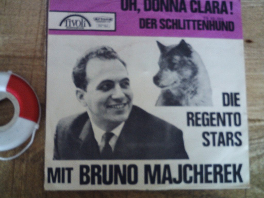 die regento stars / bruno majcherek - oh, donna clara! 18jul, 7 inch, Ophalen of Verzenden, Zo goed als nieuw, Pop