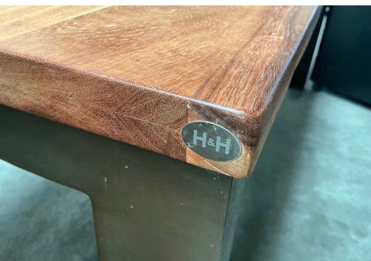 Henders & Hazel Eetkamertafel - Industrieel Design, Huis en Inrichting, Tafels | Eettafels, Gebruikt, Vijf personen of meer, 150 tot 200 cm