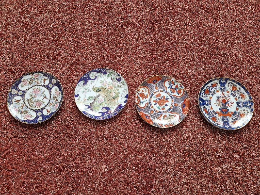 Japanse Imari borden van Eiwa Kinsei, Ophalen of Verzenden