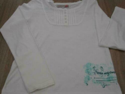 SHIRT WIT CHIPS AND CHEPS 158/164  NIEUW!, CHIPS AND CHEPS, Nieuw, Shirt of Longsleeve, Verzenden