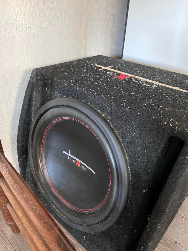 Excalibur Subwoofer 12 inch, Auto diversen, Ophalen, Gebruikt