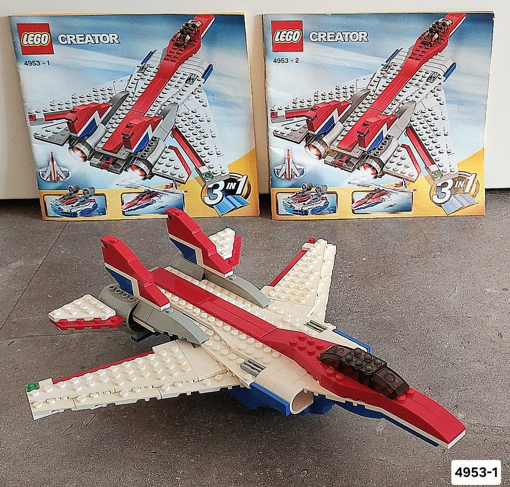 Lego Creator, Fast Flyers, 3 in 1, set 4953, Ophalen of Verzenden, Zo goed als nieuw, Compleet, Lego