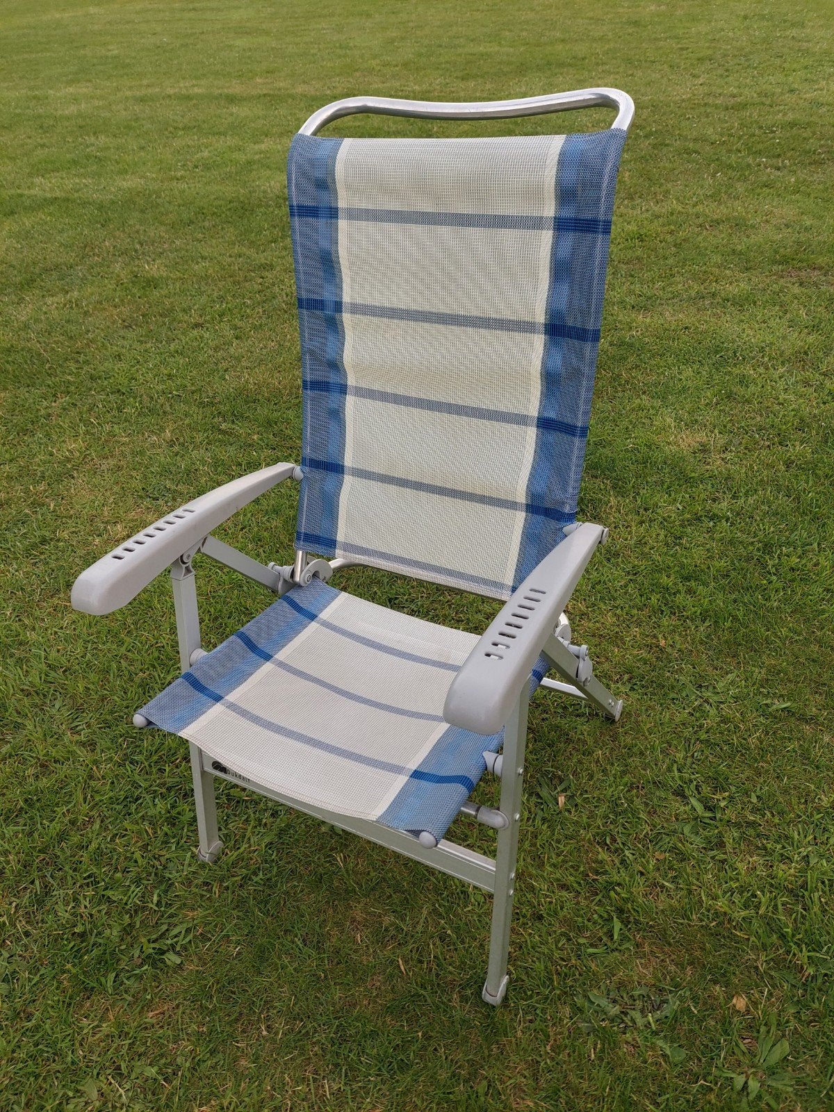 6 Dukdalf Campingstoelen en 2 voetensteunen bijpassend, Ophalen, Campingstoel