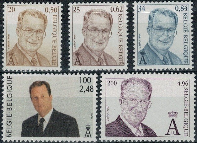 V521 Belgie 3030/34 postfris, Verzenden, Postfris