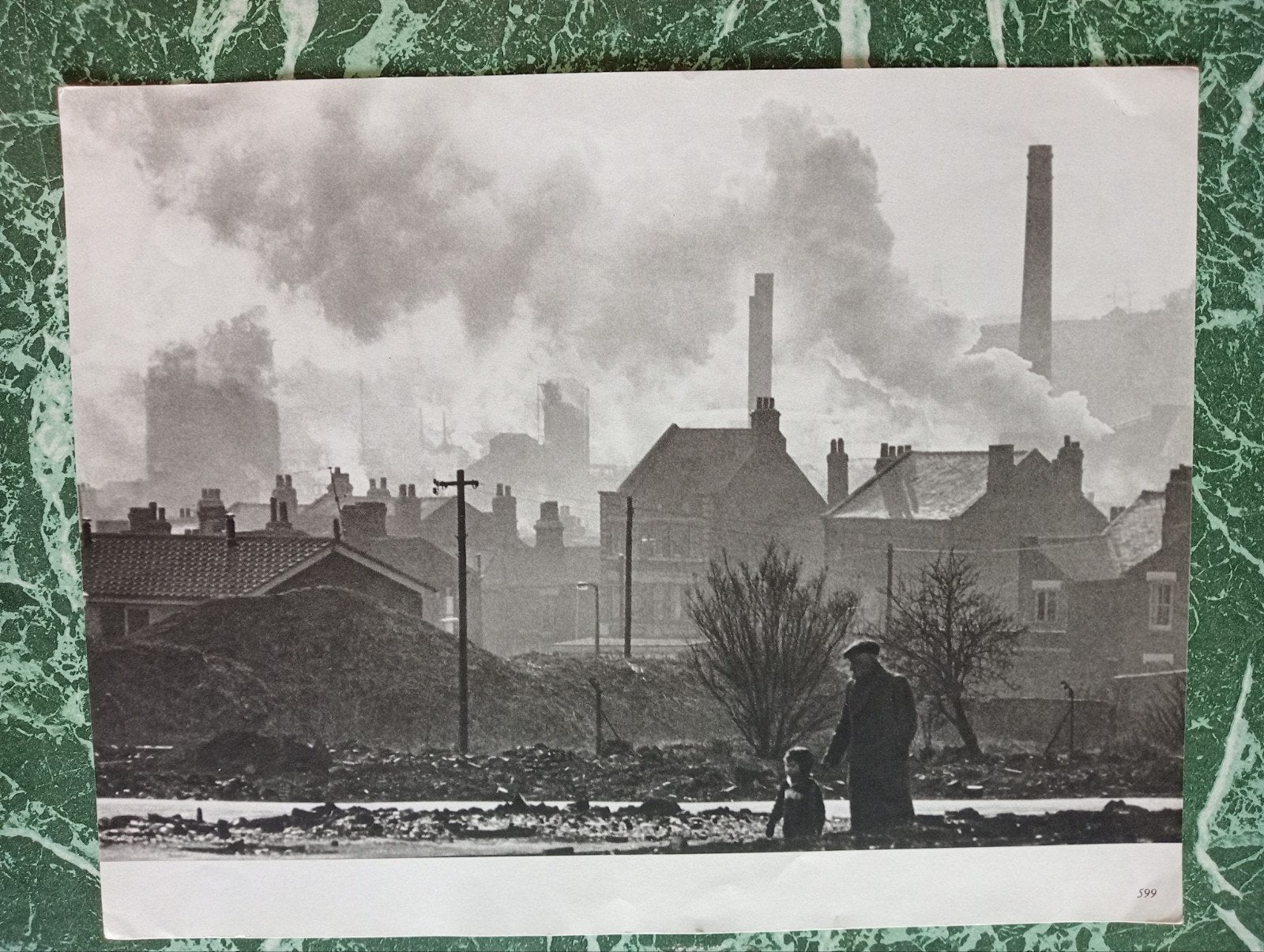 Marc Riboud Wigan 1954 fotogravure 1970, Ophalen of Verzenden, 1940 tot 1960