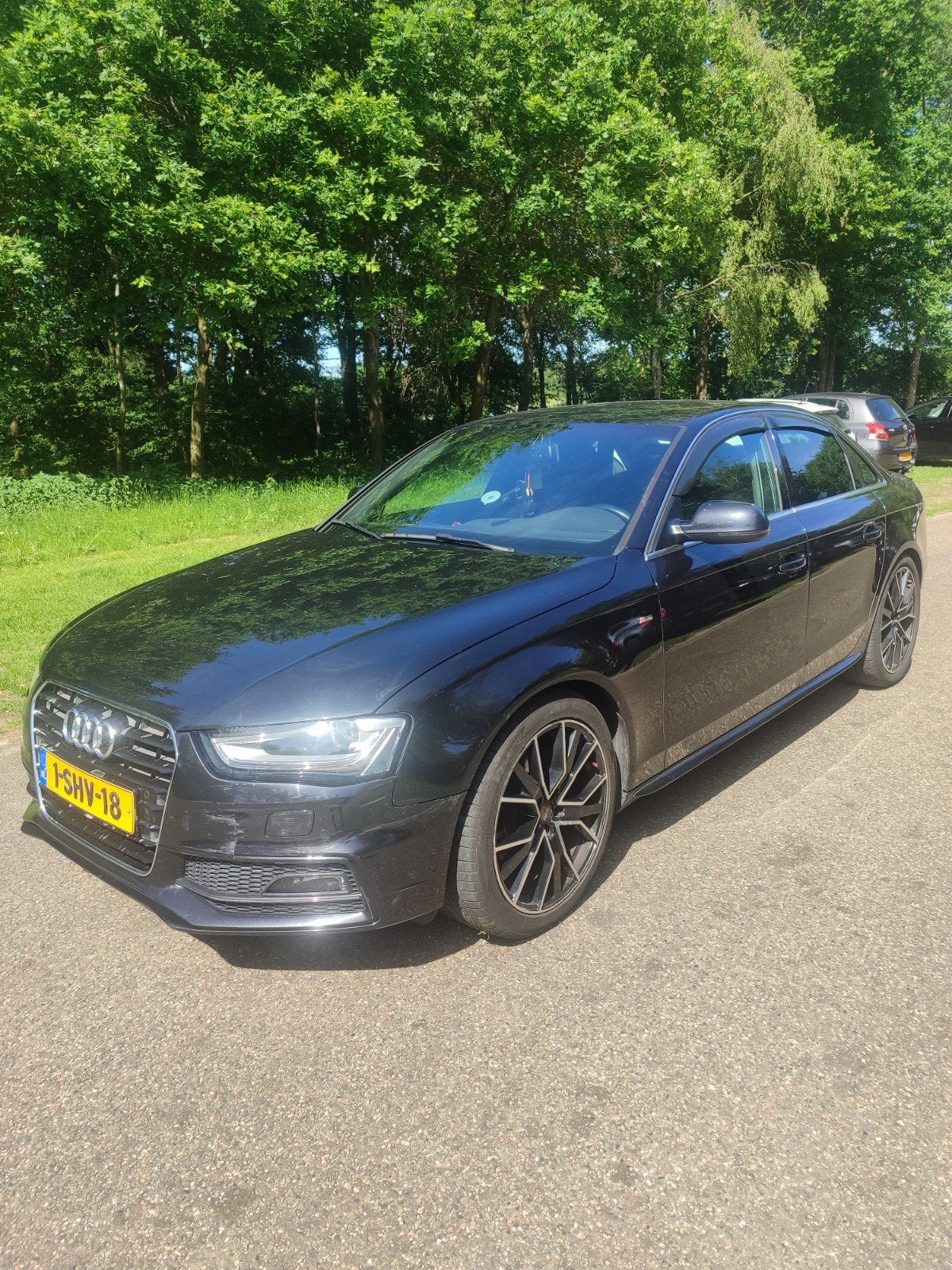 Audi A4 1.8TFSI 125KW 2013 Zwart, Auto's, Audi, Voorwielaandrijving, Stof, Zwart, 4 cilinders