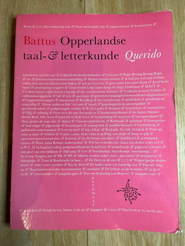 Battus Opperlandse taal- & letterkunde, Ophalen of Verzenden, Gelezen, Nederland