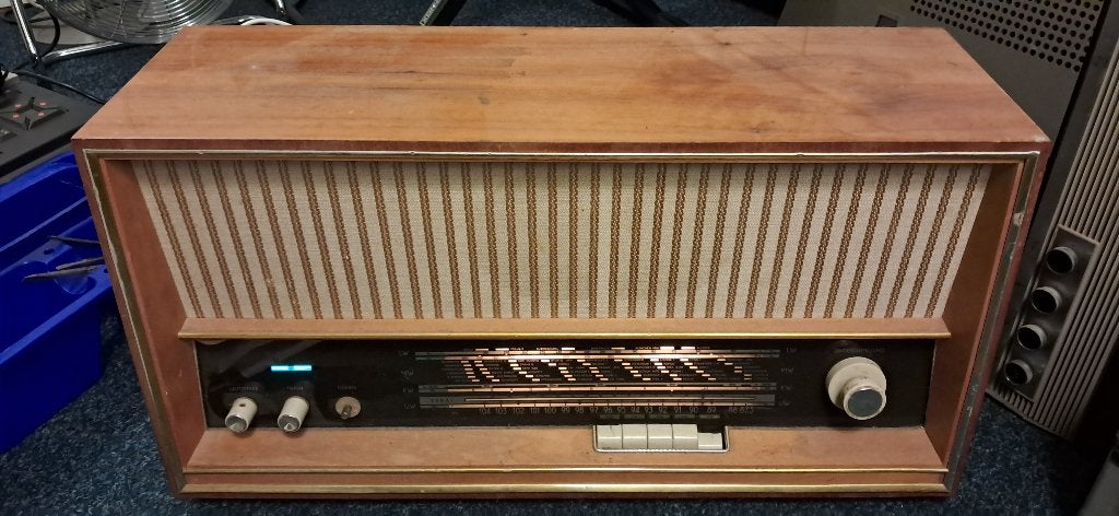 *Werkende* Weimar buizen radio (4 band) 5340C, Ophalen, Gebruikt, Radio