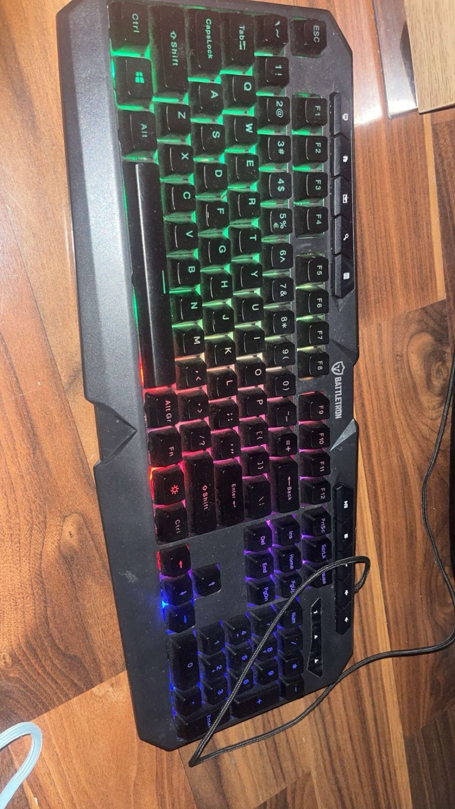 PlayStation 4 (PS4) met RGB toetsenbord 2 PlayStation. Met g, Ophalen, Gebruikt