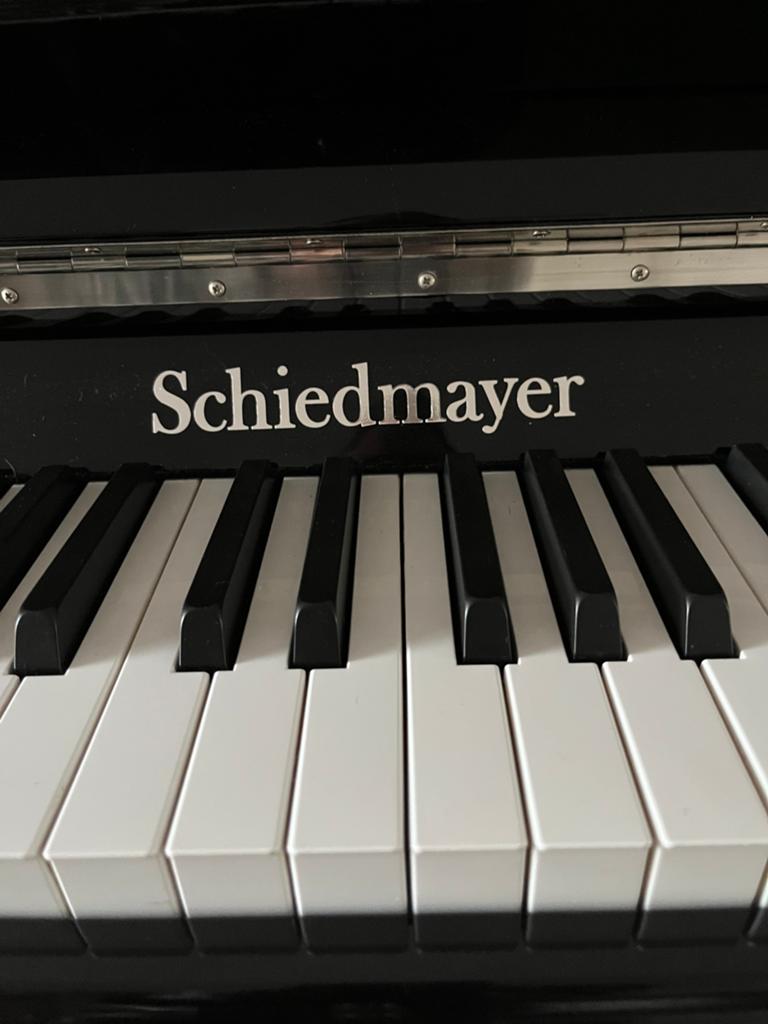 Schiedmayer 109 PE Silent, Ophalen, Zo goed als nieuw, Zwart, Vleugel