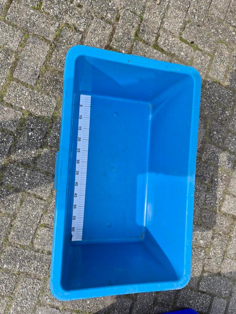 Meetbak voor vissen