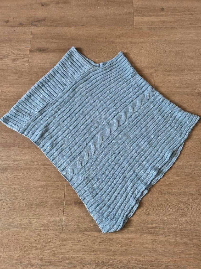 Poncho 1 maat, Ophalen of Verzenden, Zo goed als nieuw, Blauw