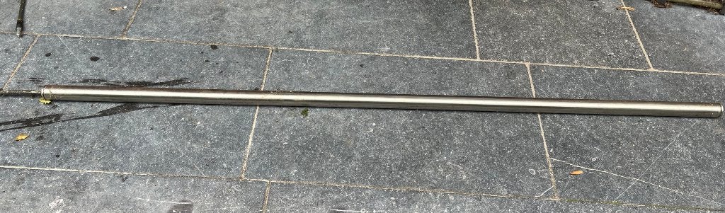 Rekstok/ duikelstang RVS in topstaat, Kinderen en Baby's, Ophalen of Verzenden, Zo goed als nieuw, Overige typen, Aanbouwonderdeel