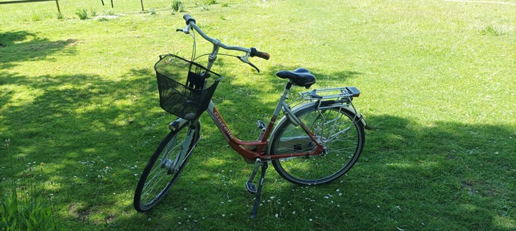Te koop Gazelle Orange damesfiets, 55 cm of meer, Ophalen, Gebruikt, Minder dan 10 versnellingen