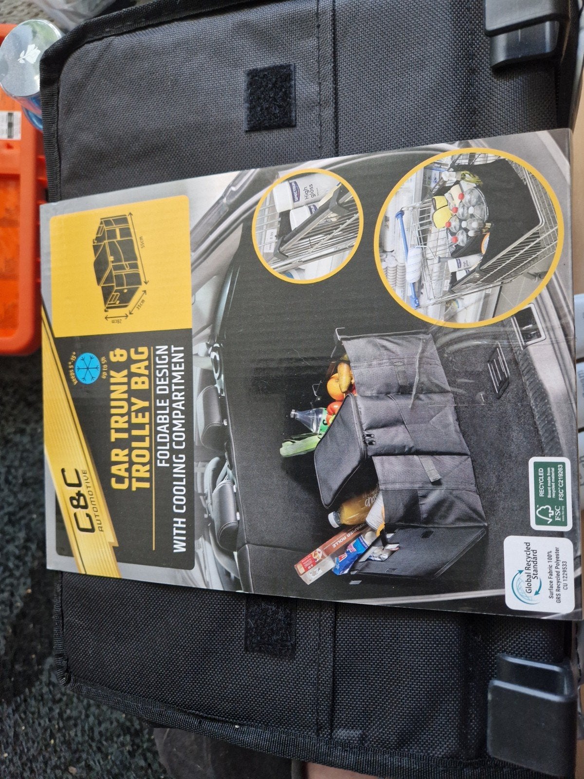 Nieuwe Kofferbak / Winkelwagentas 55x35x28cm, Auto diversen, Auto-accessoires, Ophalen, Nieuw