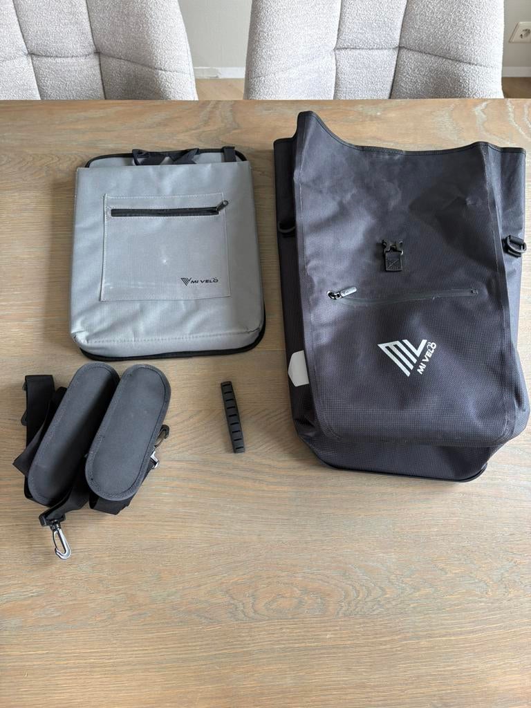 MIVELO Fietstas voor bagagedrager - 3-in-1, !, Gebruikt, !, Ophalen of Verzenden