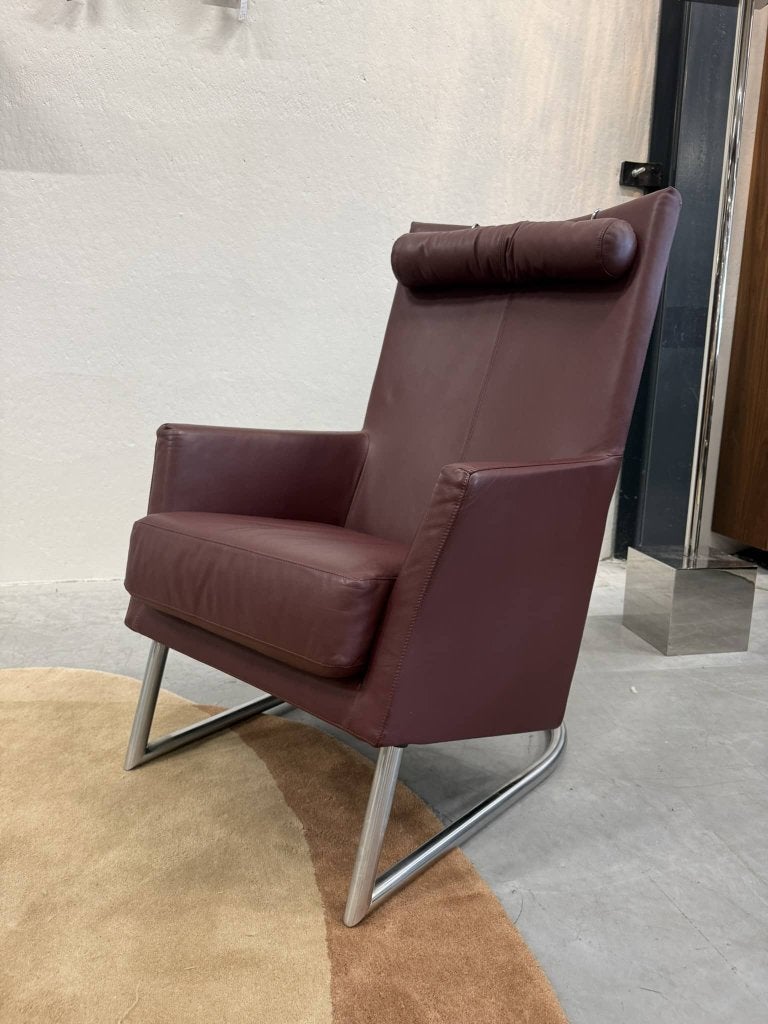 Showmodel Montis Madonna Fauteuil Ruby leer Design stoel, Huis en Inrichting, Minder dan 75 cm, Nieuw, Leer, Info@montis.nl