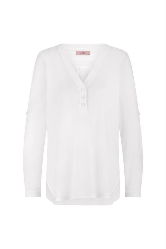Studio Anneloes Evi blouse wit maat M, Kleding | Dames, Blouses en Tunieken, Zo goed als nieuw, Maat 38/40 (M), Wit, Ophalen of Verzenden