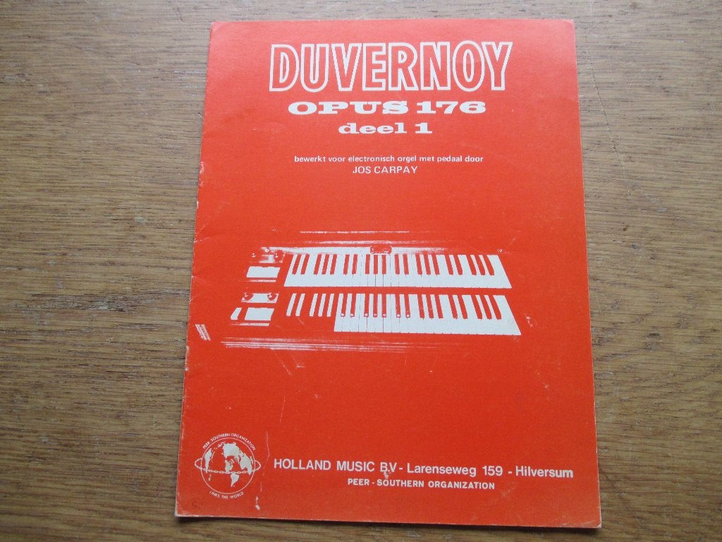 Duvernoy opus 176 deel 1 - voor orgel, Orgel, Gebruikt, Klassiek, Ophalen of Verzenden