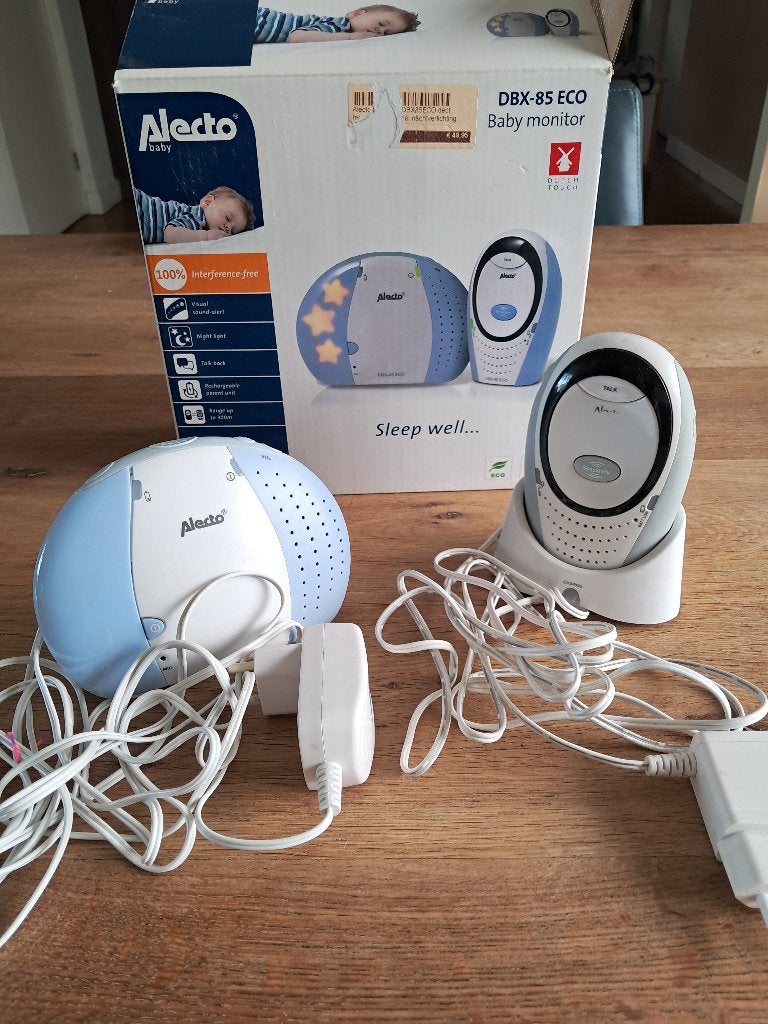 Alecto babyfoon DBX-85 eco, Ophalen, Gebruikt, 250 meter of meer, Terugspreekfunctie